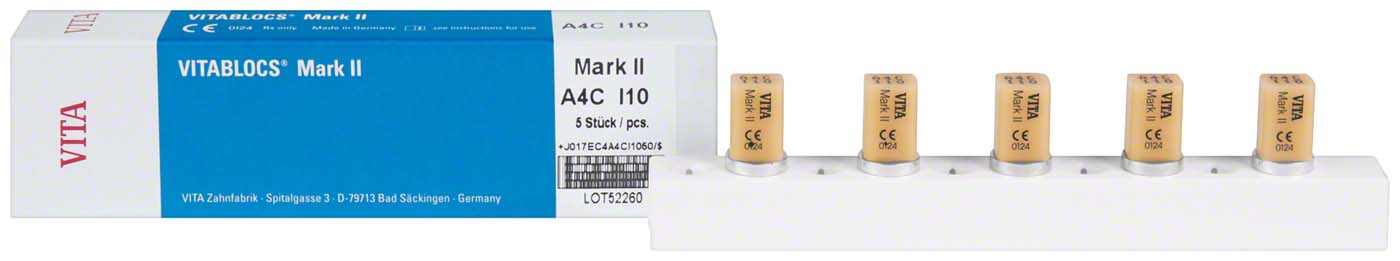 VITABLOCS® Mark II 5 Stück f.CEREC/inLab Gr. I-10, A4C
