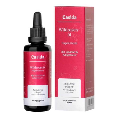 Hagebutten Öl Wildrosenöl Bio kaltgepresst, 50 ml