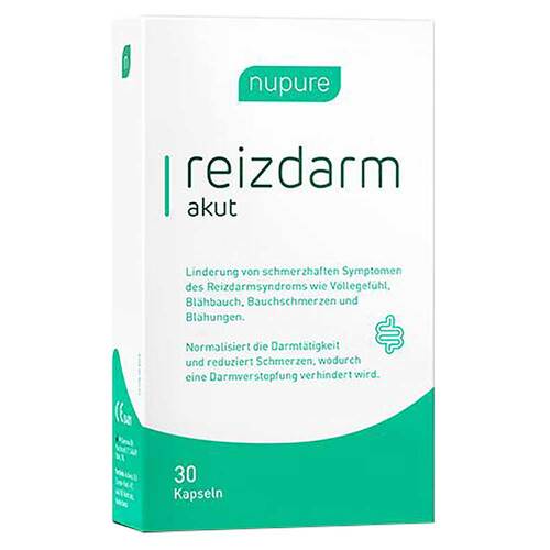 Nupure reizdarm akut b.Blähungen Bauchschmerz Kapseln , 30 St