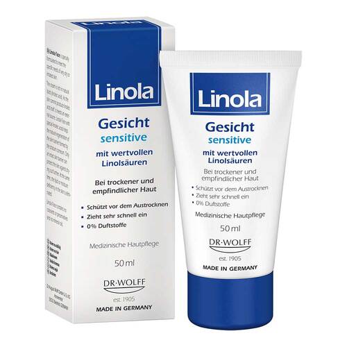 Linola Gesicht sensitive Creme, 50 ml